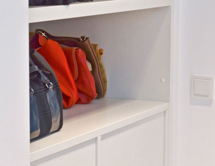 Platz für Taschen
