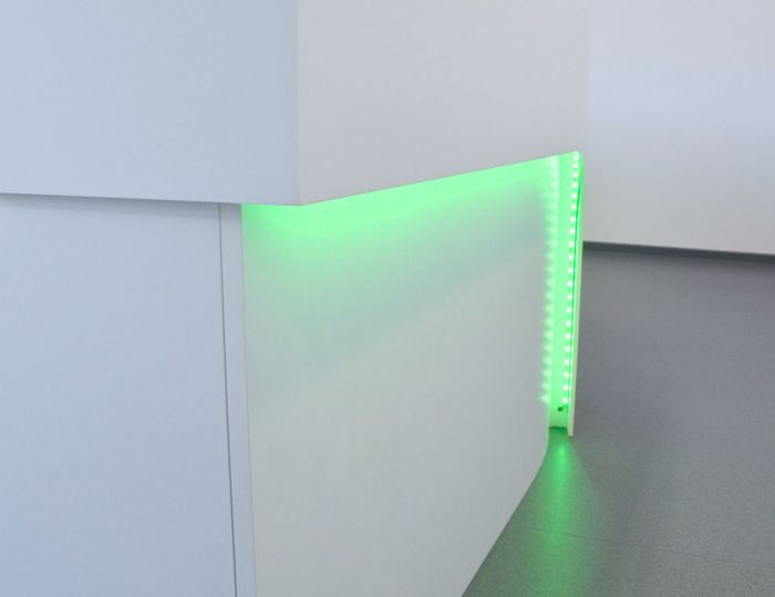 Hinterleuchtung mit LED RGB