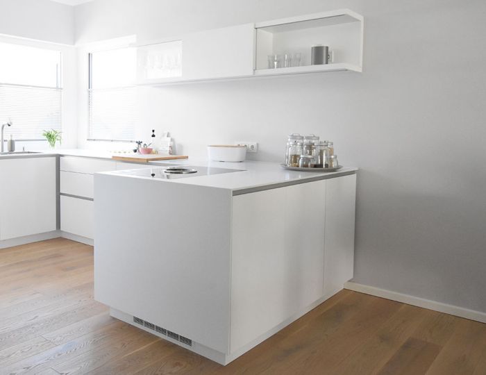 Fronten in MDF weiß lackiert