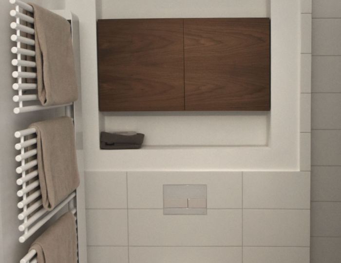 Möbelfronten in Nussbaum furniert