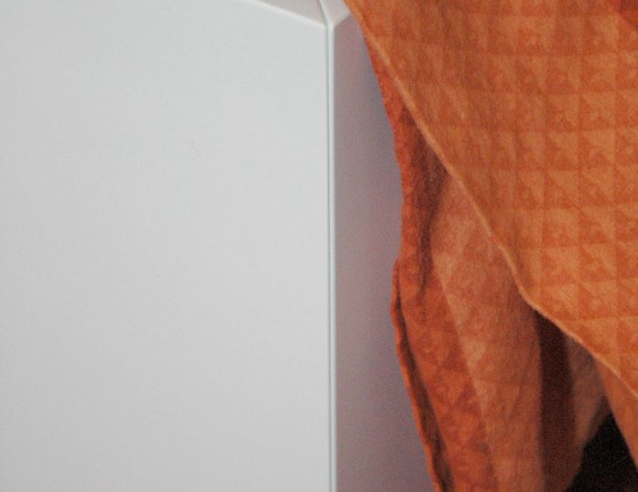 Bettseiten und Fußteil auf Gehrung