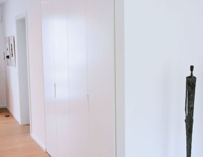Schränke in MDF weiß lackiert